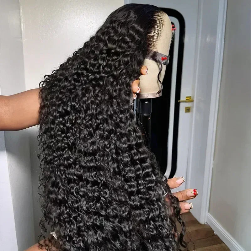Loose Deep Wave Human Hair Wig – HD Lace Front Glueless Wig Natural Hairline