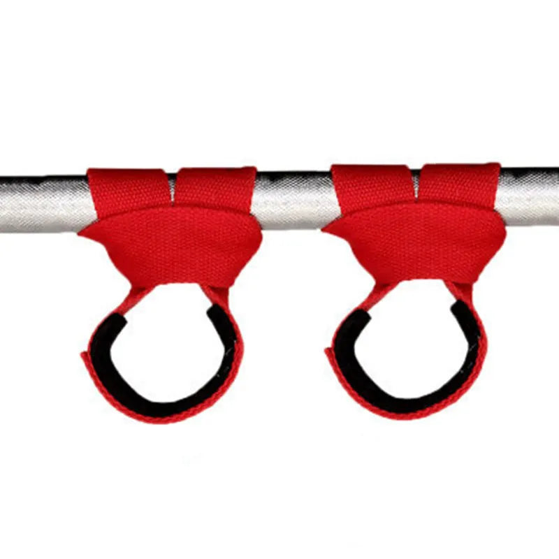 Weight Lifting Wrist Straps Deadlift Barbell Grip Support Gym Training Wraps