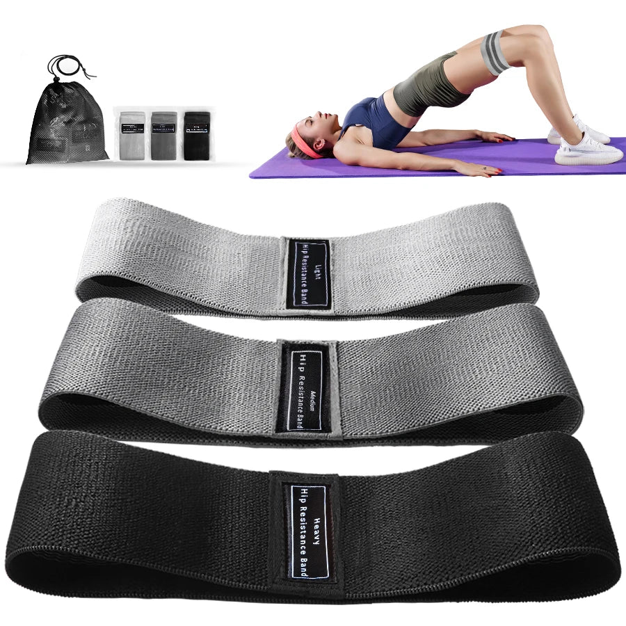 Fabric Resistance Bands Hip Booty Glute Workout Bands for Yoga Gym