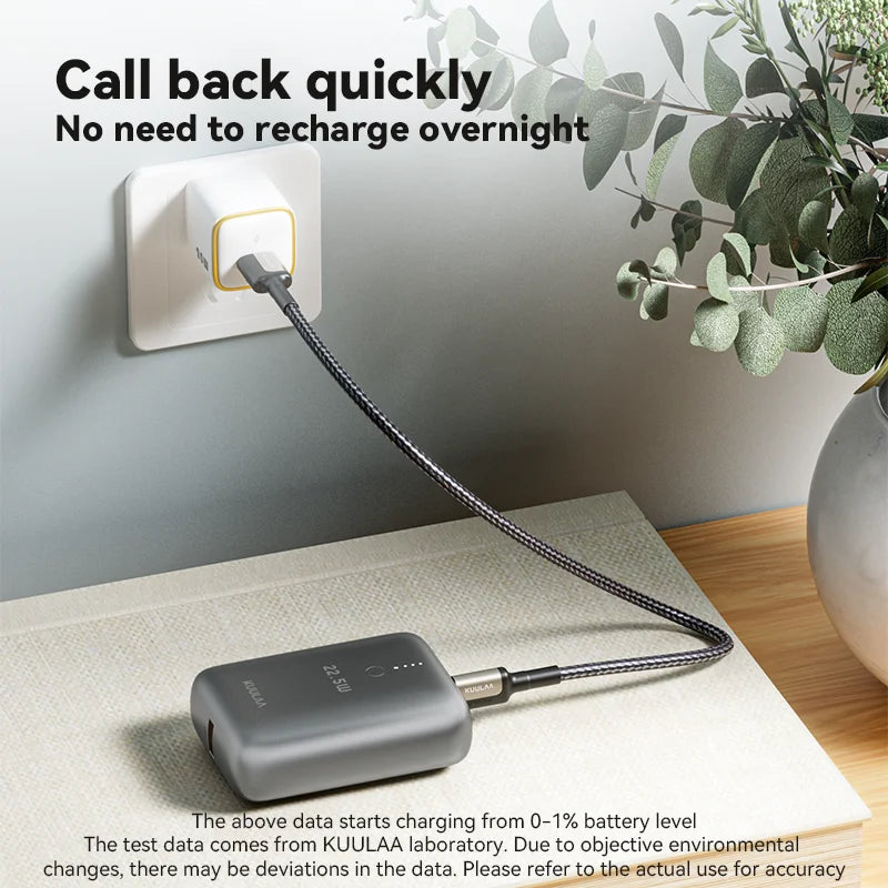 Power Bank 10000mAh PD3.0 QC3.0 Fast Charging Portable Charger External Battery for iPhone Samsung