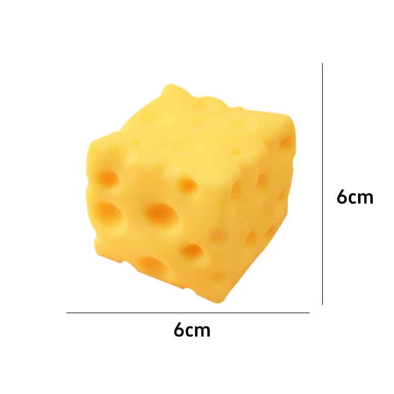 Slow Rebound Cheese Squishy – Stress Relief Squeeze Toy for Relaxation & Fun