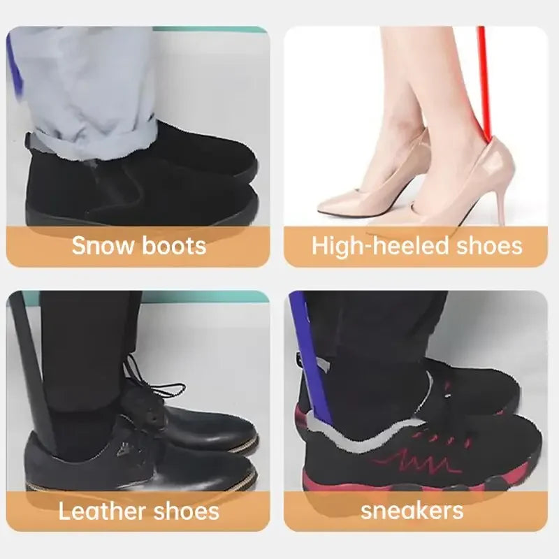 Extra Long Shoe Horn Flexible Shoe Helper Easy Wear Shoes No Bending Portable Shoe Spoon Tool for Men Women Seniors