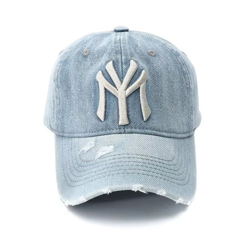 Unisex Washed Baseball Cap Embroidery Adjustable Casual Sun Hat