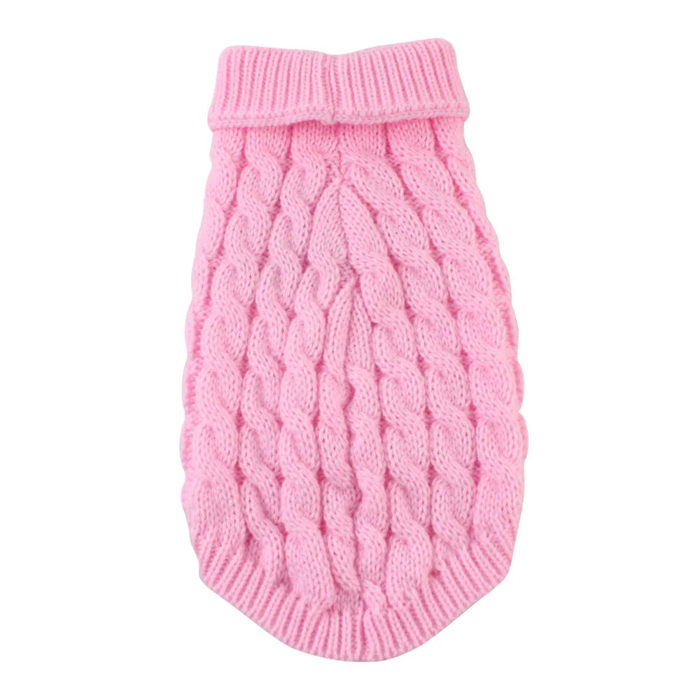 Small Dog Winter Sweater Warm Puppy Pullover for Chihuahua Yorkie