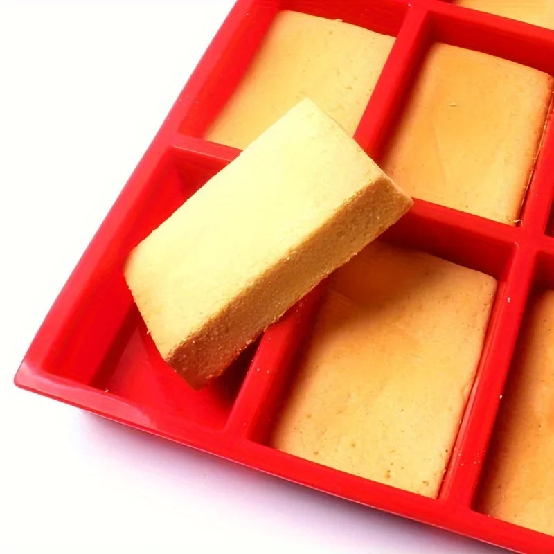 Silicone Mini Loaf Pan with 9 Cavities