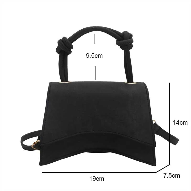 Women Crossbody Shoulder Bag Simple Square Handbag