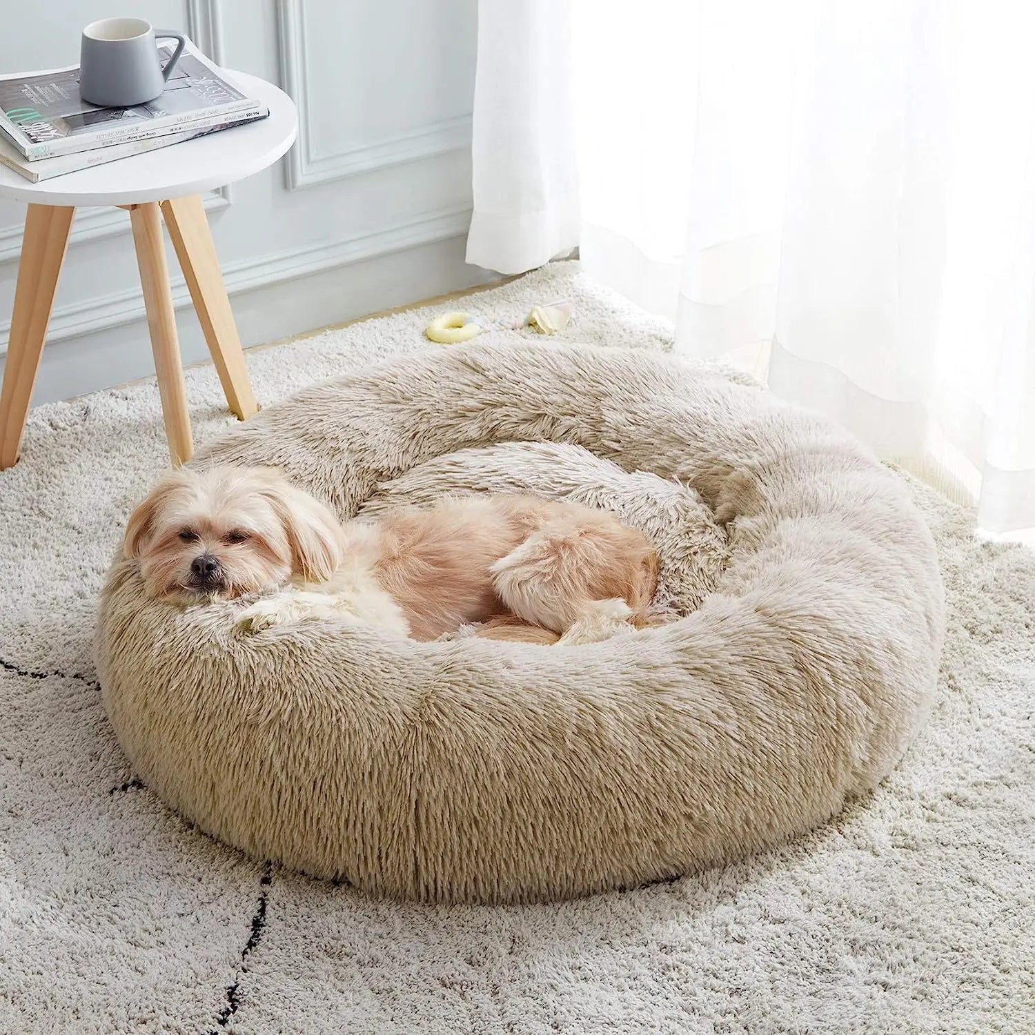 Warm Plush Cat Bed Soft Sleeping Nest for Cats and Dogs