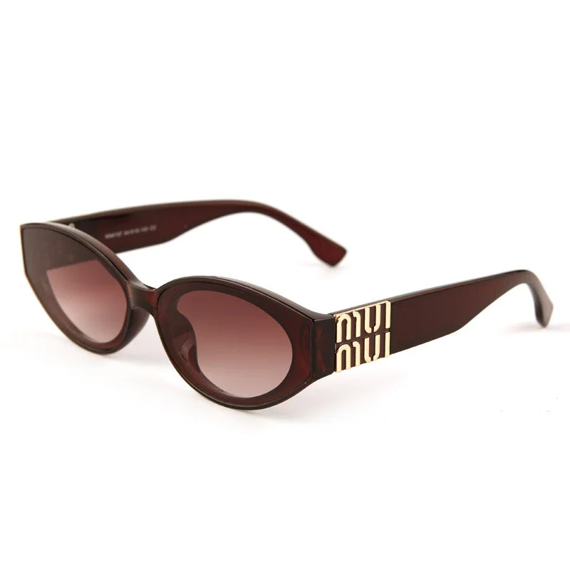 Unisex Oval Sunglasses UV400 Designer Fashion Shades Classic