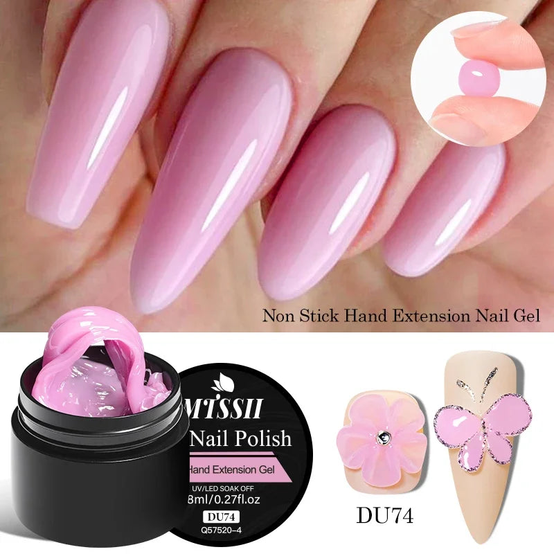 3D Nail Sculpture Gel – Clear Builder Gel for Nail Extension & Creative Nail Art Design