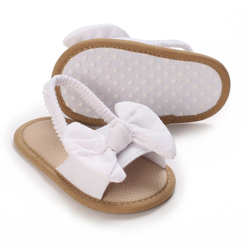 Baby Girls Flower Sandals Soft Sole Non Slip First Walker Shoes