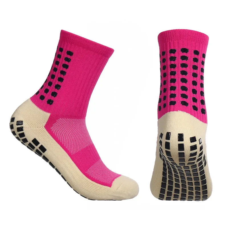 Anti Slip Football Grip Socks Silicone Bottom Breathable Sports Running Cycling Training Socks Men Women