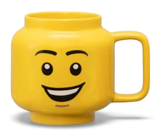 Cartoon Ceramic Mug 250ml Cute Face Coffee Tea Cup