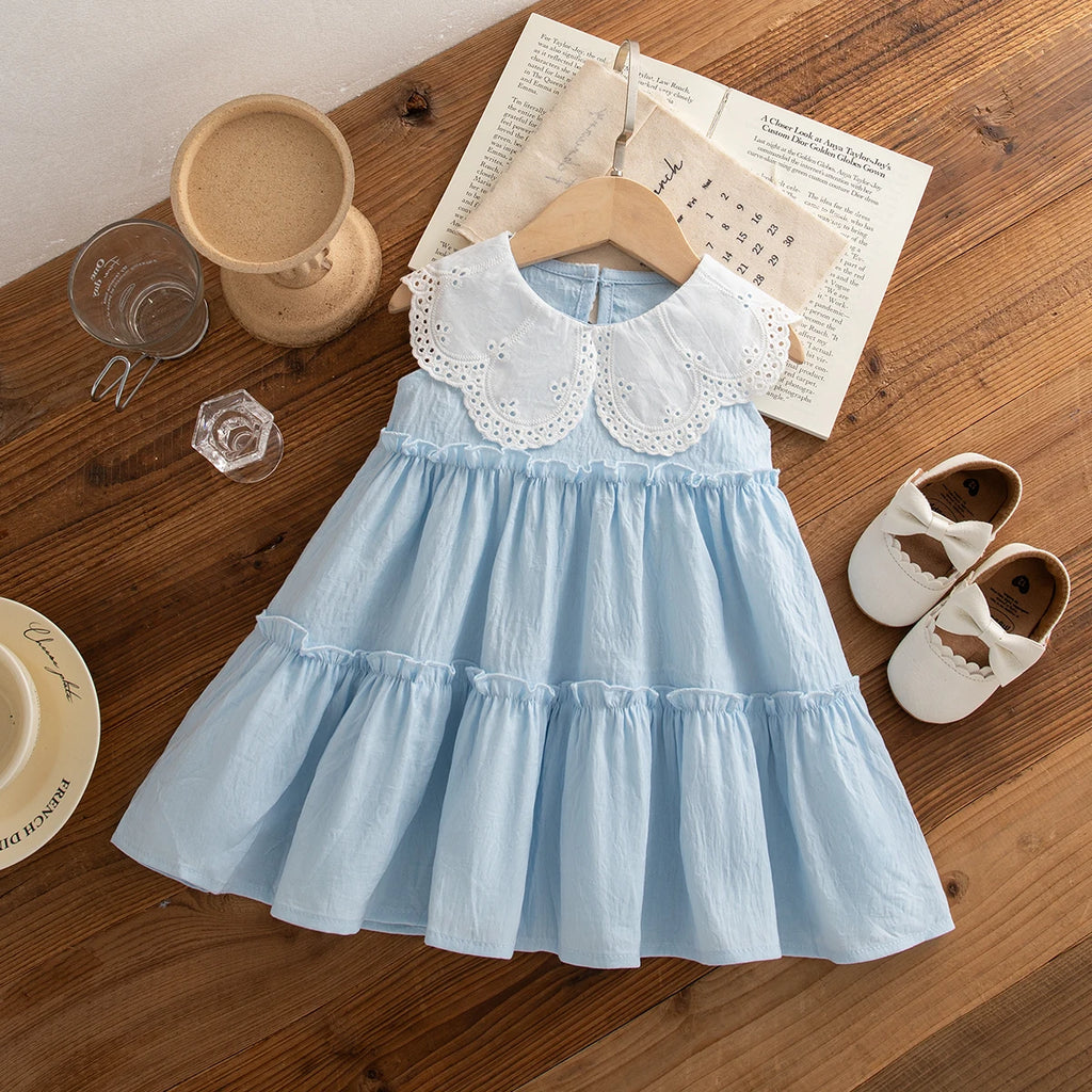 Baby Girl Summer Cotton Sleeveless Dress