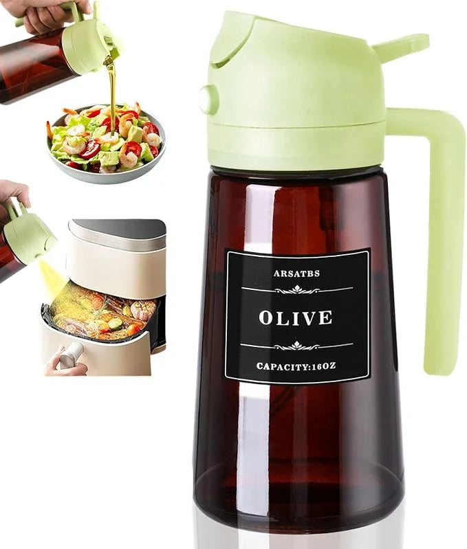 Olive Oil Sprayer and Pourer Bottle