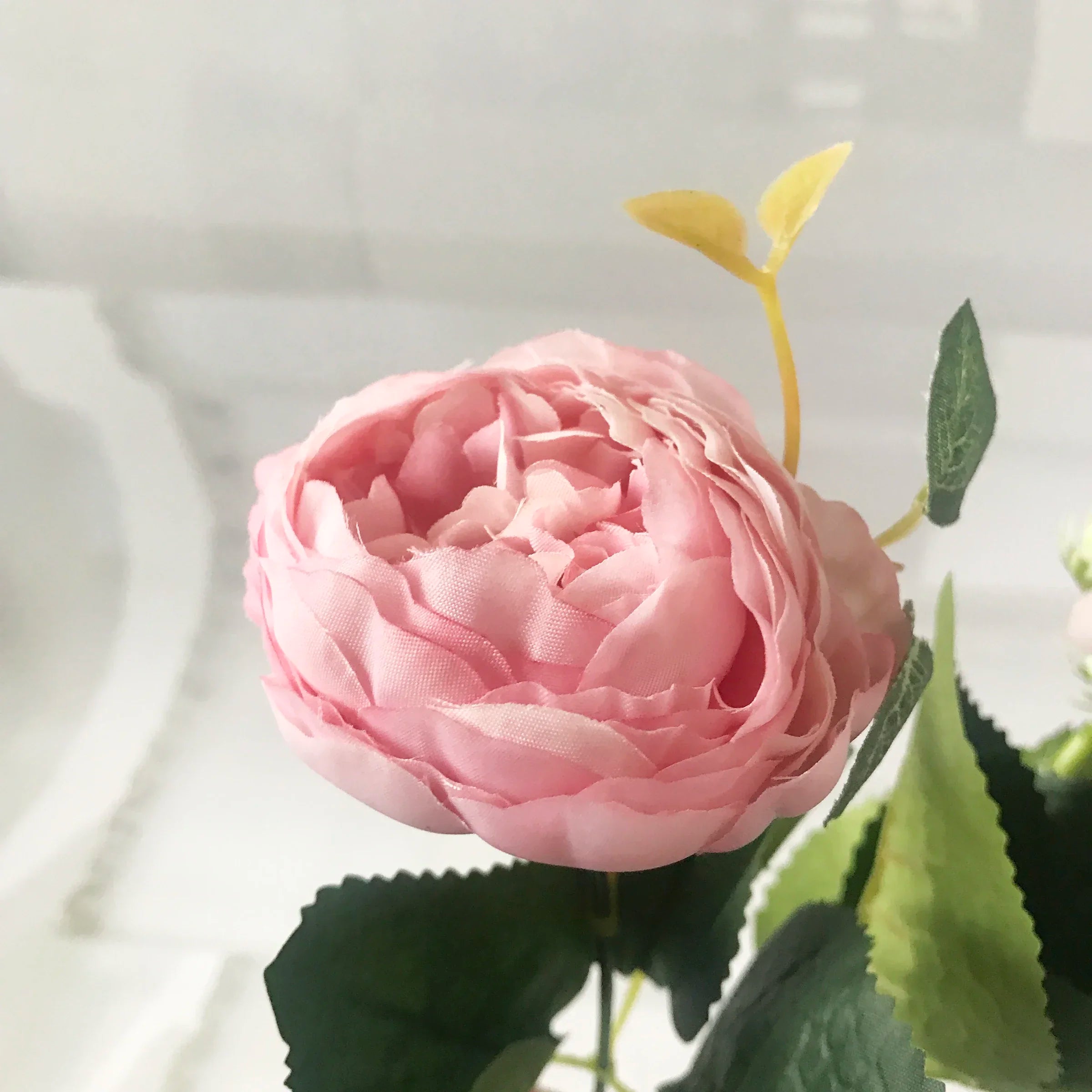 30cm Pink Peony Artificial Flower Bouquet Silk Fake Flowers Home Wedding Decor