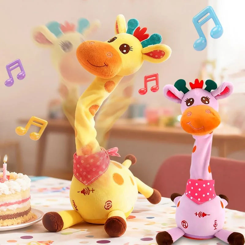 Talking Dancing Giraffe Toy with Songs and Lights