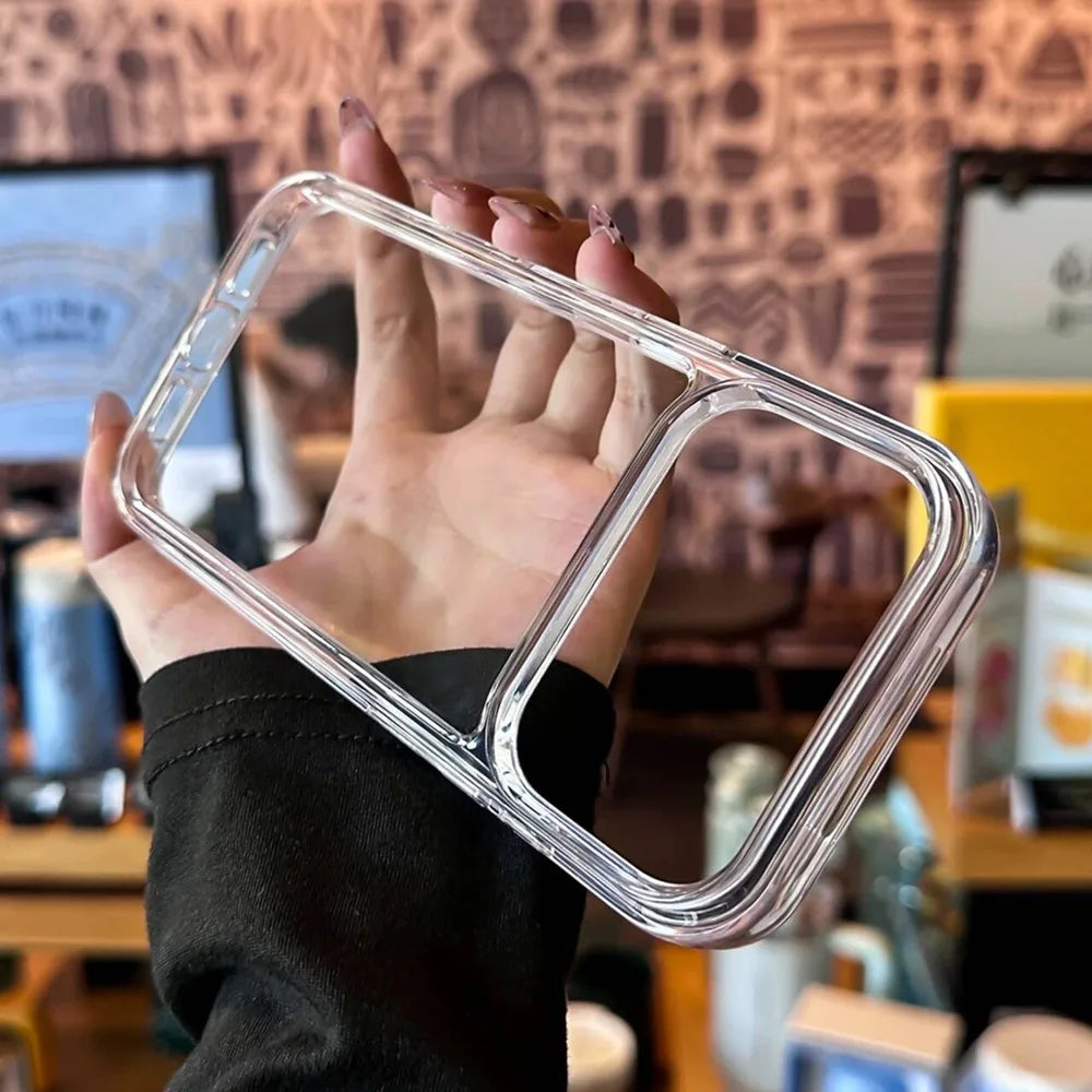 Clear Hard Acrylic iPhone Case