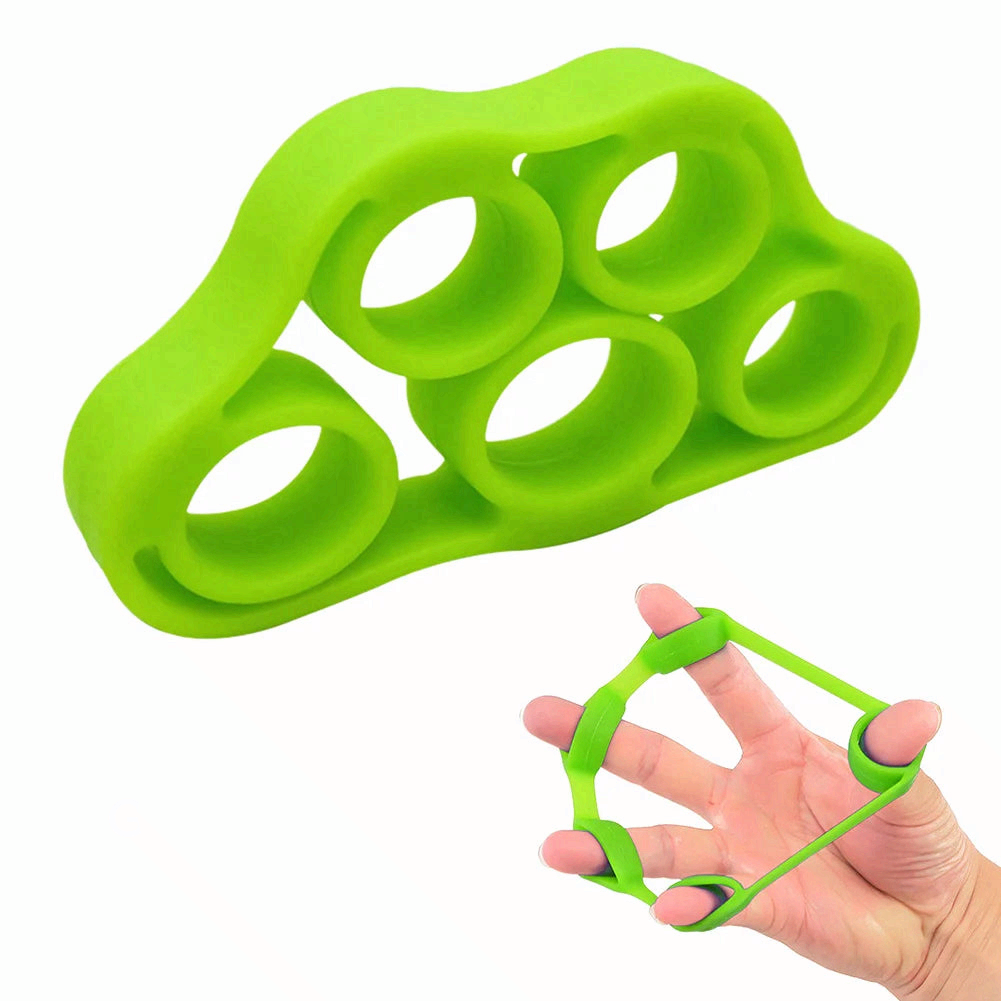 Silicone Finger Strength Grip Trainer Hand Exerciser Mini Gym Finger Workout Tool