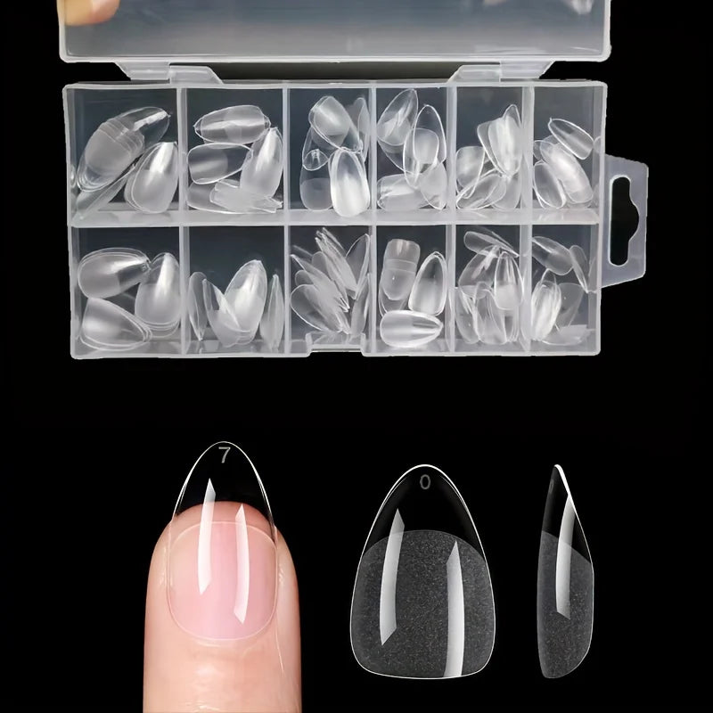 Press On Nail Tips Set – 120pcs Full Cover Fake Nails for DIY Extensions