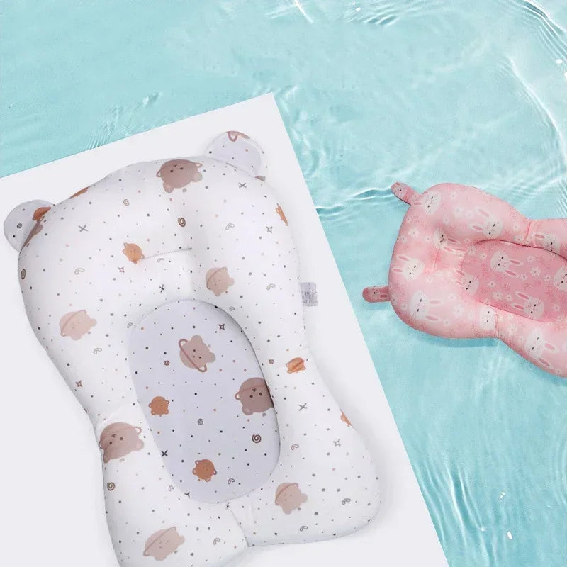 Baby Bath Support Cushion Non Slip Newborn Bathtub Pad Soft Comfort