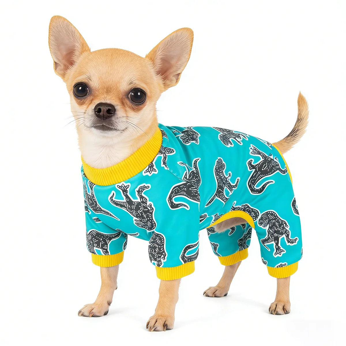 Soft Dog Pajamas Stretch Pet Onesie for Small Dogs Puppies