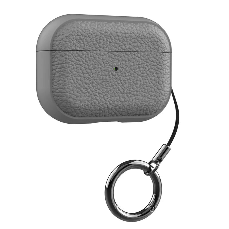 AirPods Pro 3 TPU Leather Case with Lanyard Protective Cover for AirPods 1–4 Pro 2