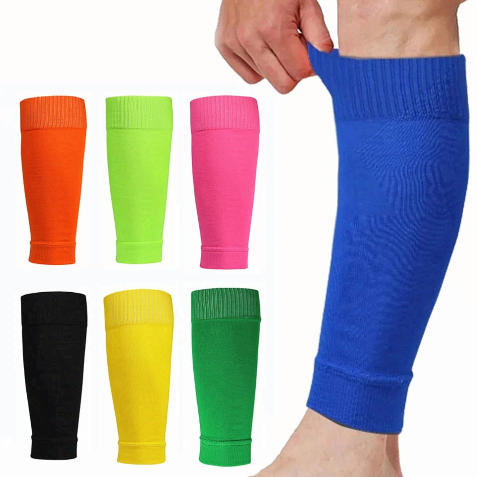Football Shin Guard Sleeves Compression Leg Covers Breathable Soccer Socks