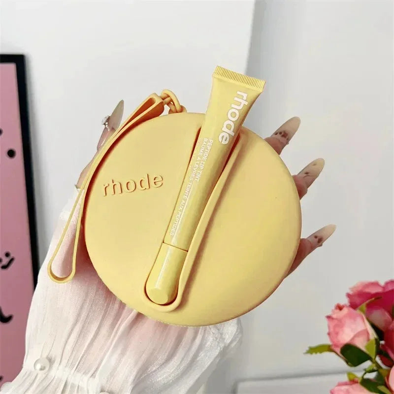 Yellow Makeup Bag Portable Travel Cosmetic Pouch Zipper Toiletry Organizer Women