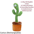 Talking Dancing Cactus Plush Toy with Music