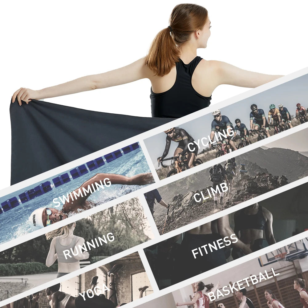 Microfiber Travel Towel Quick Dry Sandproof Lightweight Gym Beach Towel