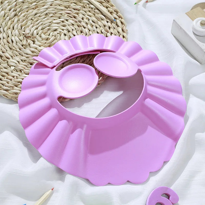 Kids Adjustable Hair Wash Shower Cap for Bath