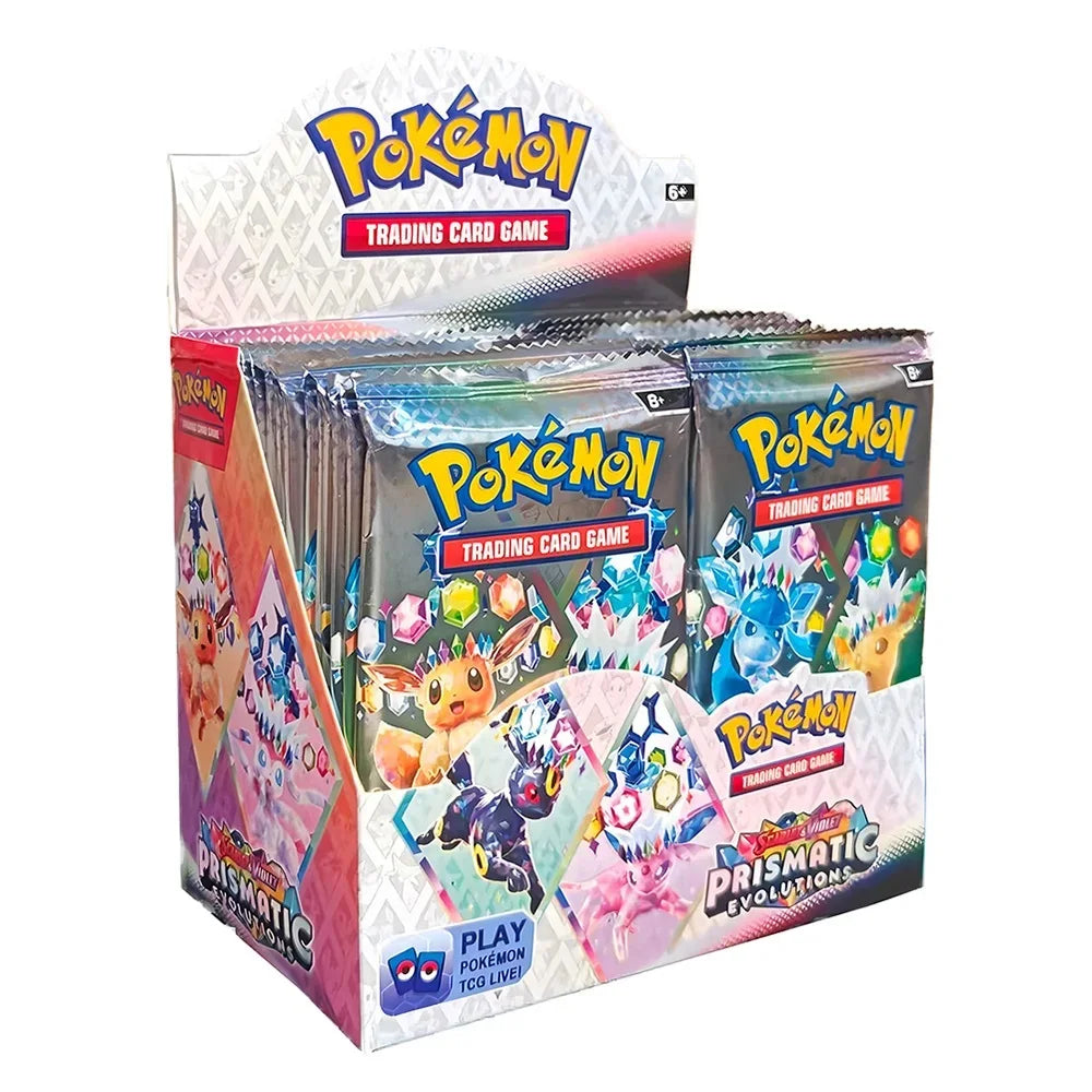 360PCS Pokémon Scarlet Violet Prismatic Evolutions Booster Card Box