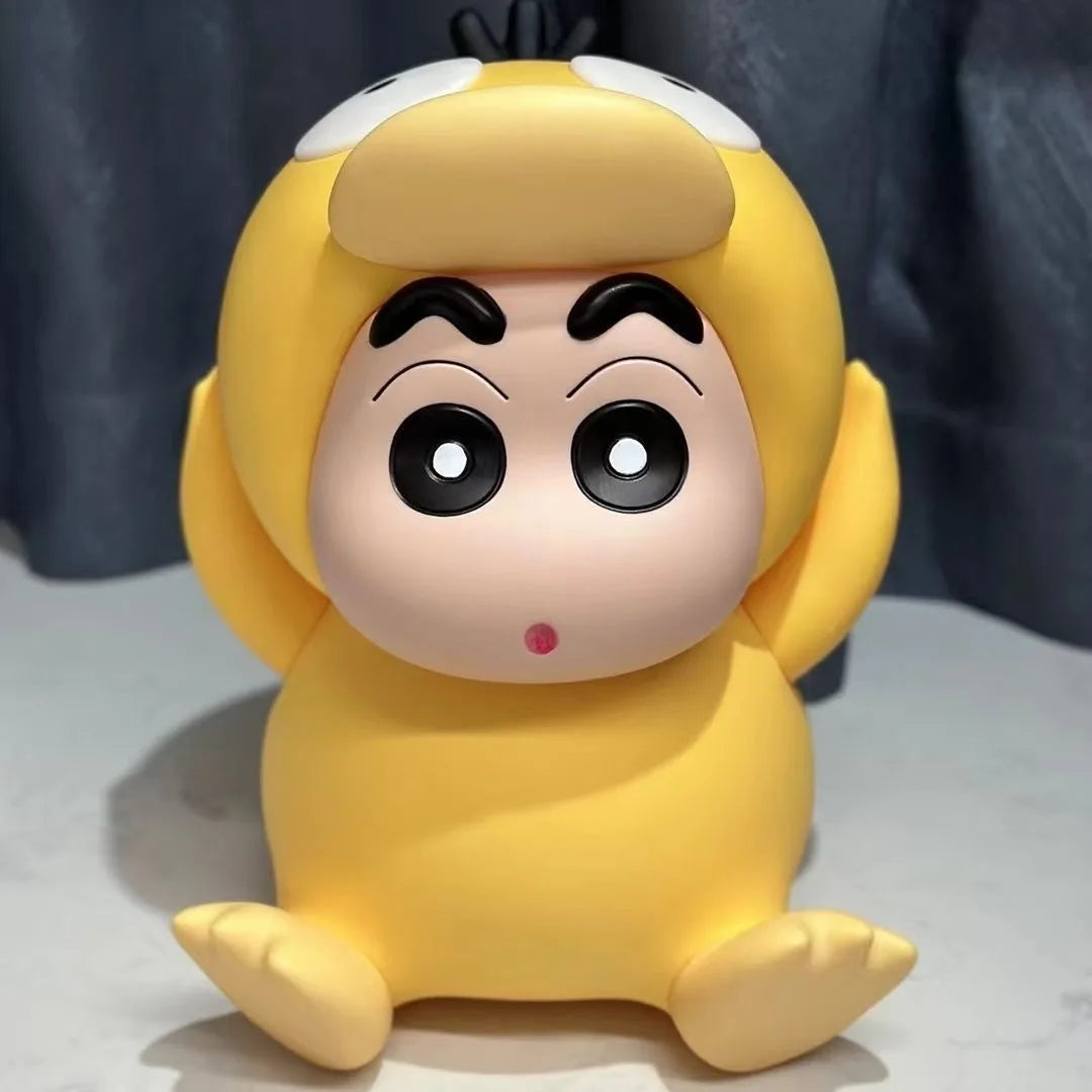40cm Crayon Shin Chan Figure Dynamic Superman Anime Model Toy Gift Decor