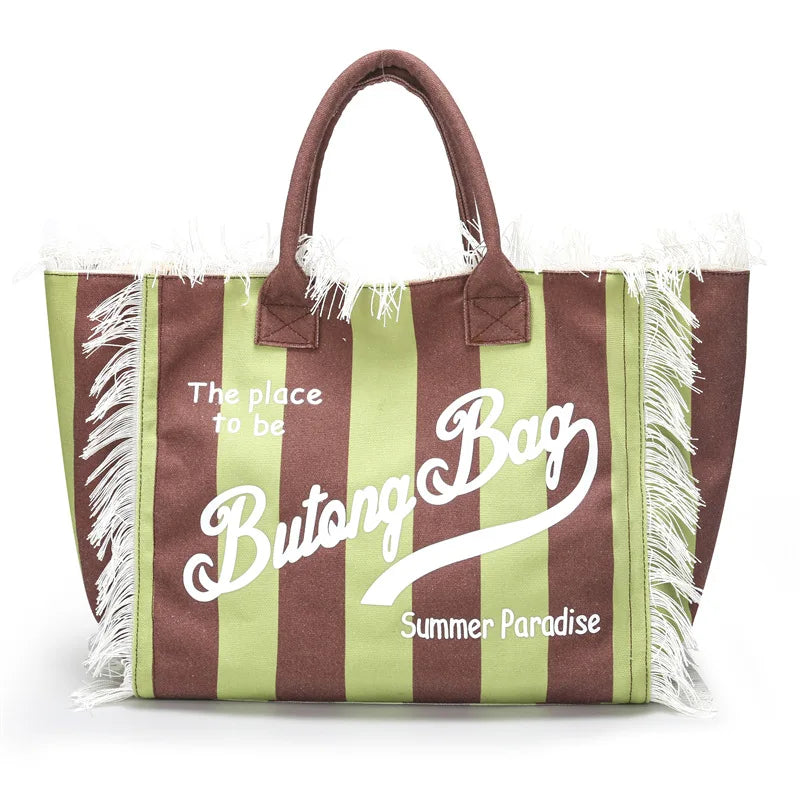 Large Capacity Canvas Tote Bag Fashion Envelope Shoulder Handbag