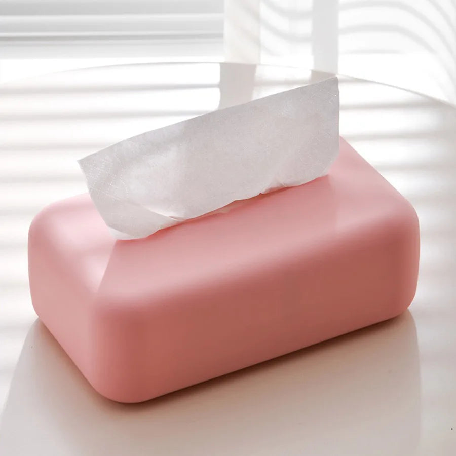 Silicone Tissue Box Cover Waterproof Reusable Wet Wipe Holder Bathroom Kitchen