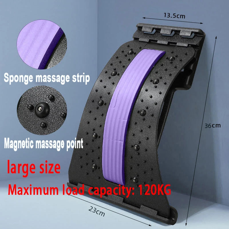 Lumbar Back Stretcher for Spine Support and Lower Back Relaxation