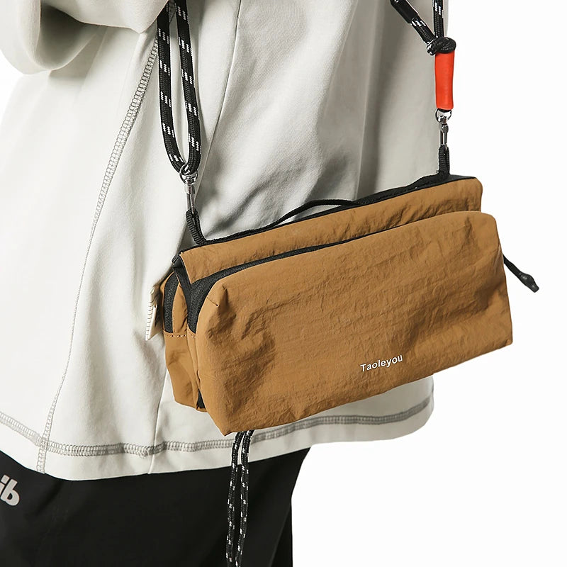 Lightweight Outdoor Crossbody Backpack Multi Layer Unisex Hiking Bag