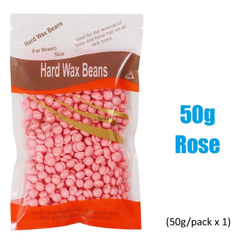 Hard Wax Beans – 500g Hair Removal Wax for Face, Legs & Body, No Strip Needed