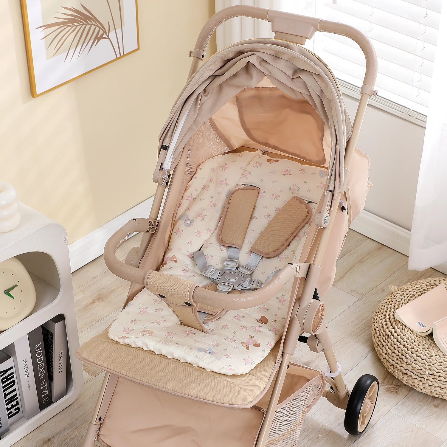 Baby Stroller Seat Cushion Soft Mattress for Pushchair Car Seat