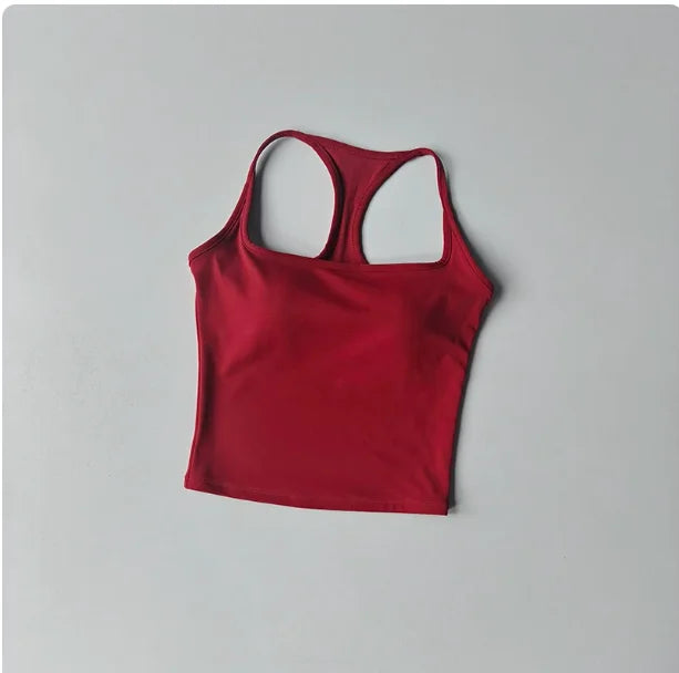 Women Sports Bra Vest Shockproof Padded Yoga Fitness Top