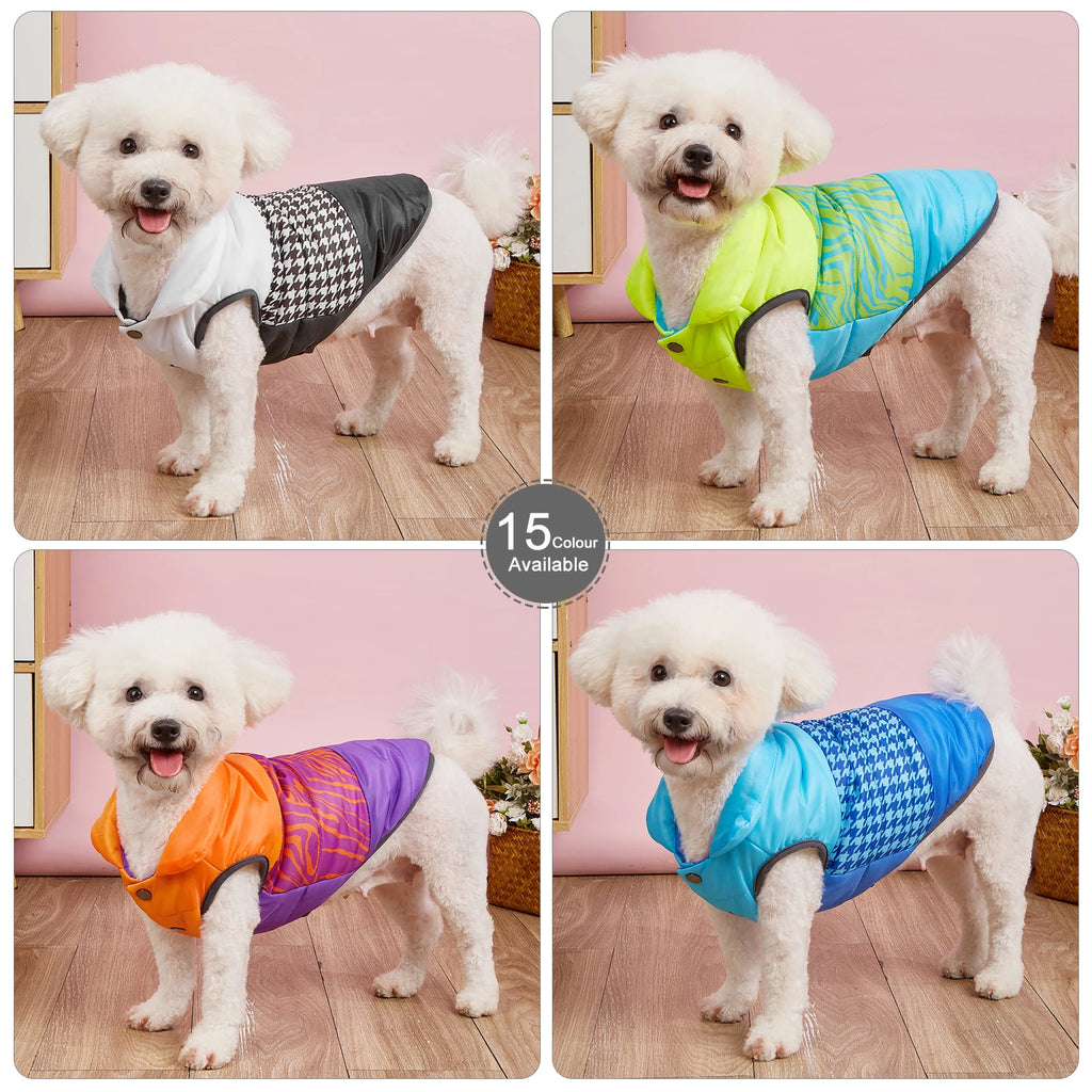 Winter Dog Coat Warm Christmas Pet Clothes for Small Large Dogs