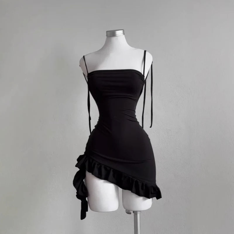 Women Backless Bodycon Mini Dress Party Clubwear