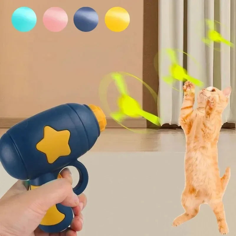 Interactive Cat Toy Disc Launcher for Kittens
