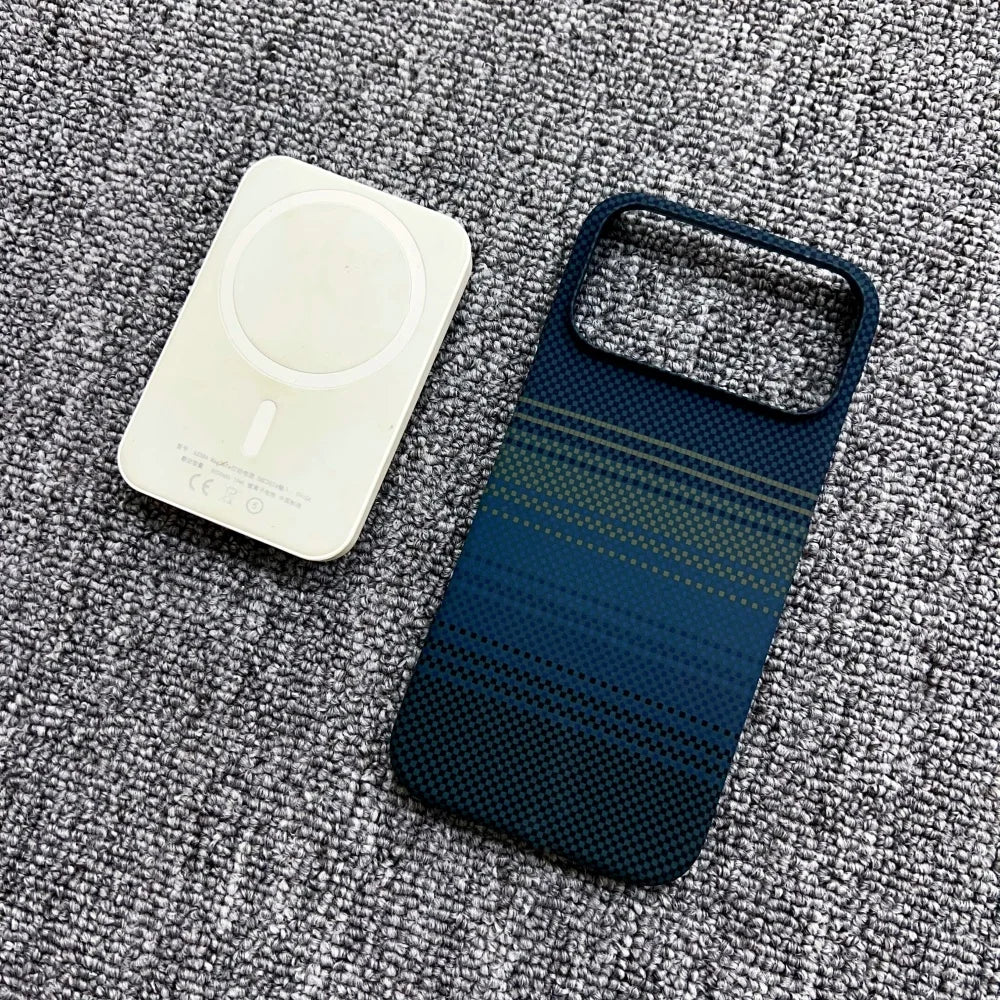 Carbon Fiber MagSafe Magnetic Frameless PC Bumper iPhone Case