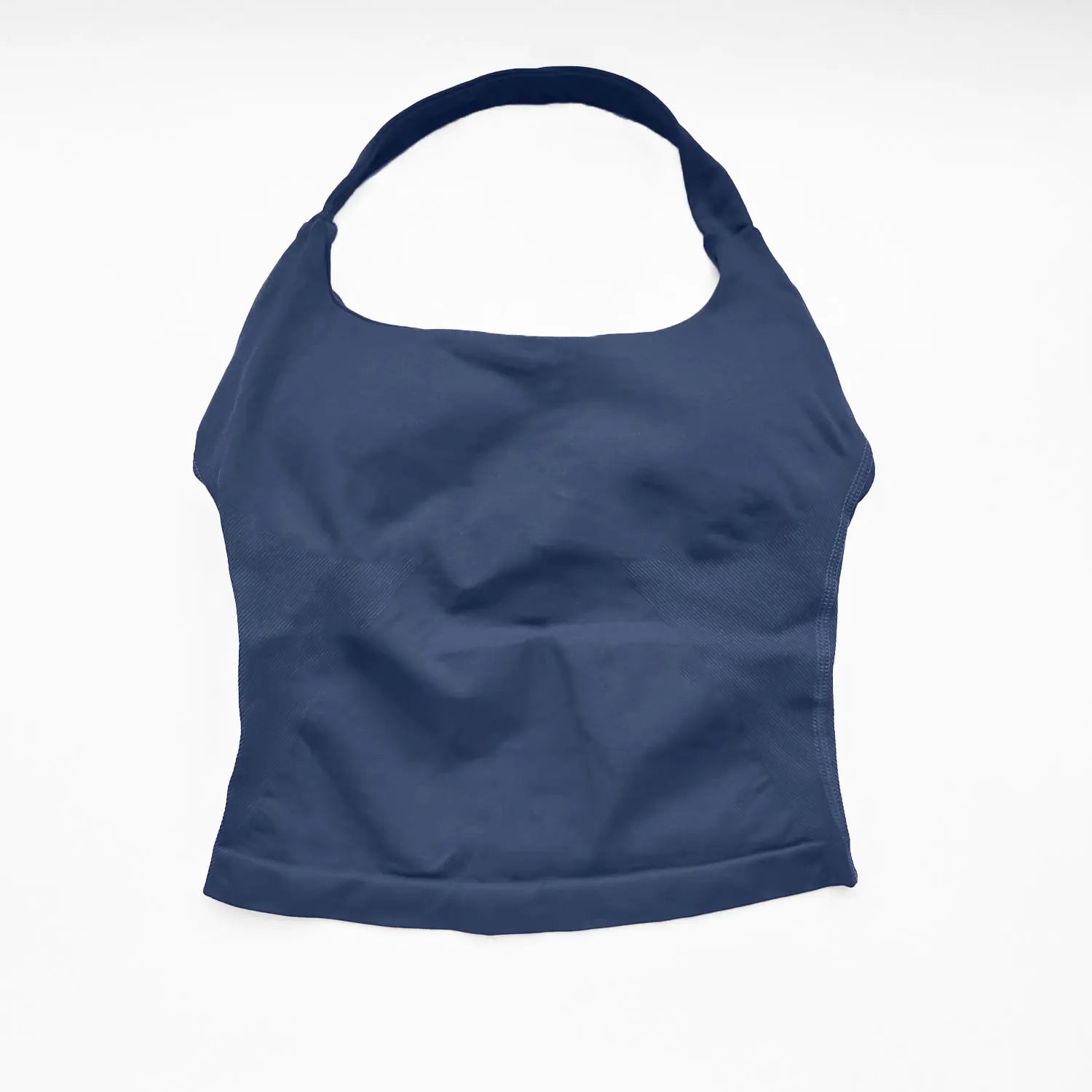 Women Halter Gym Top Seamless Fitness Yoga Tank Workout Activewear
