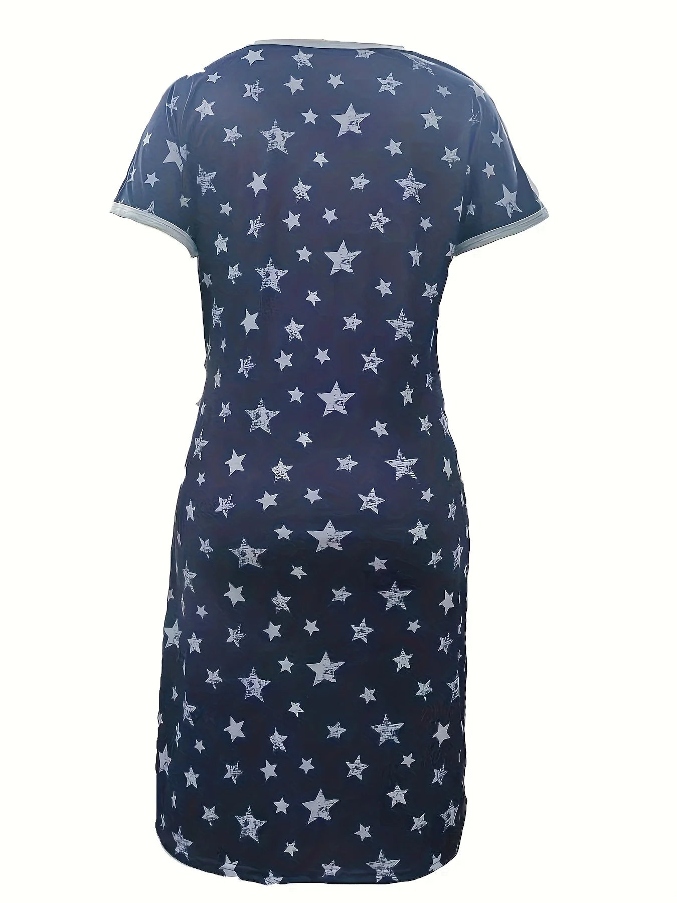 3 in 1 Maternity Nursing Nightgown Labor Delivery Breastfeeding Sleep Dress