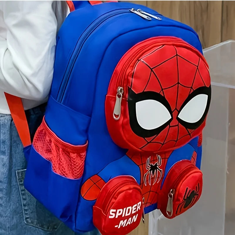 Spider Hero Foldable Backpack for Kids Large Capacity Daypack
