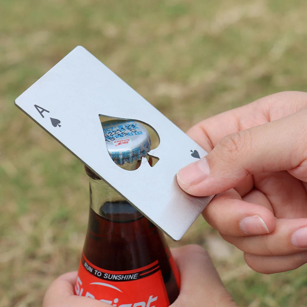 Stainless Steel Card Bottle Opener