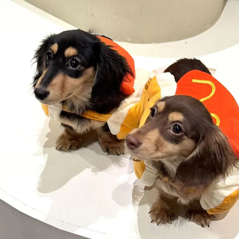Funny Holiday Dog and Cat Costume Adjustable Dachshund Pet Outfit