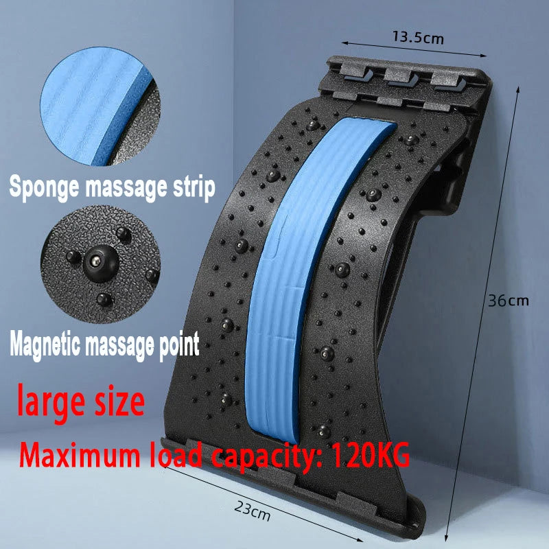Lumbar Back Stretcher for Spine Support and Lower Back Relaxation